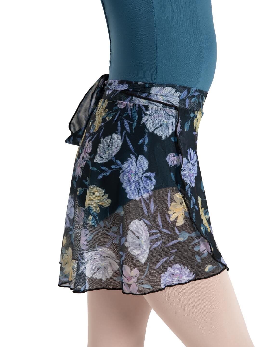 Le Jardin Printed Mesh Wrap Skirt - Child