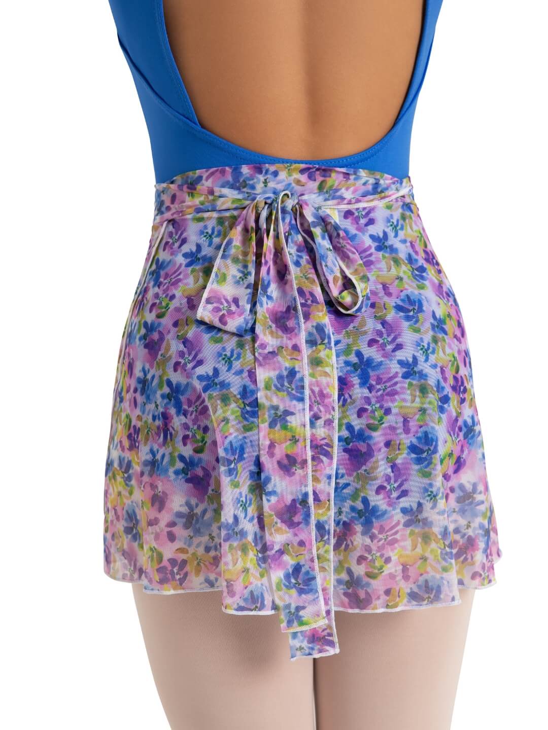 Le Jardin Printed Mesh Wrap Skirt - Child